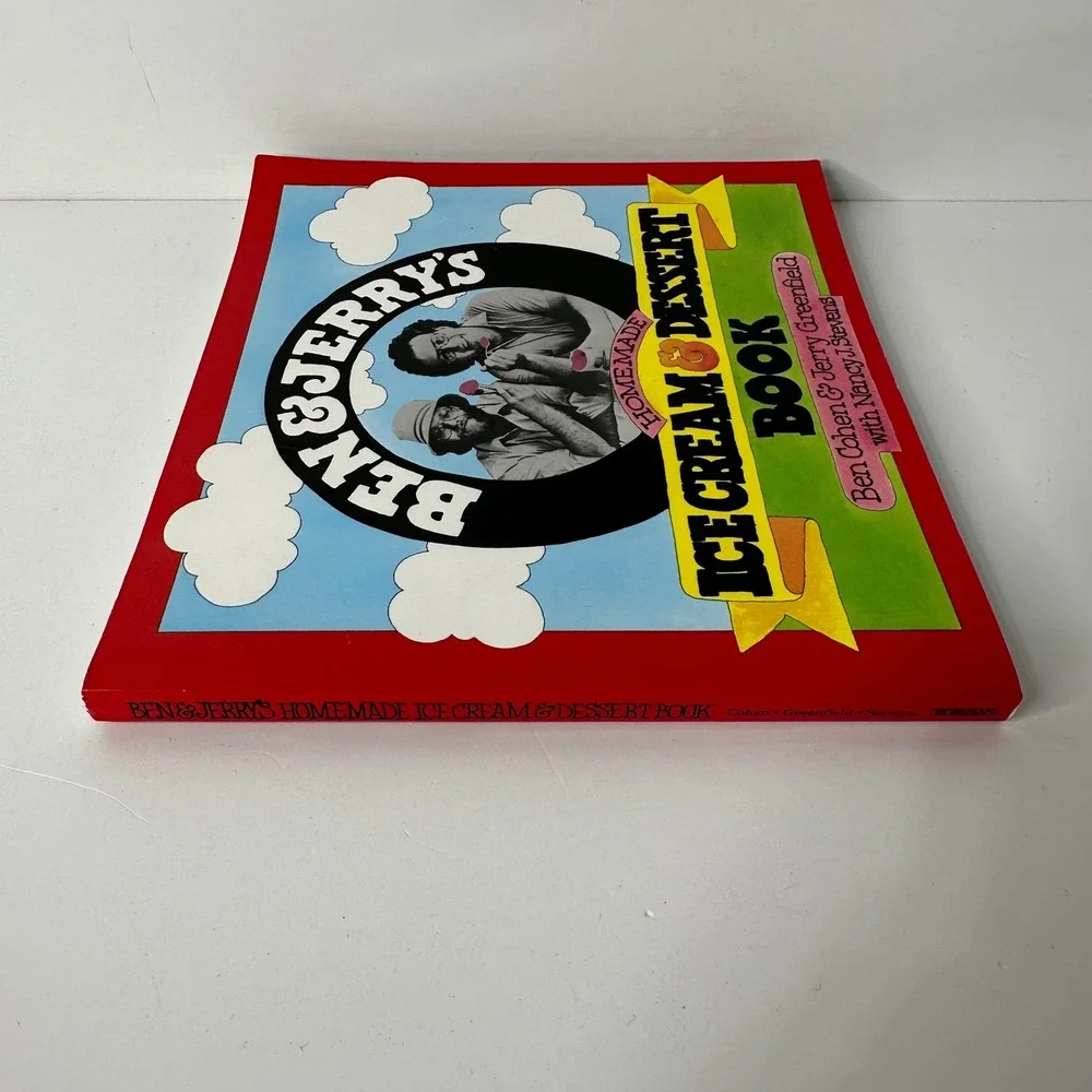 Ben & Jerrys Homemade Ice Cream Dessert Book Paperback‎ Recipes Retro 80s